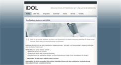 Desktop Screenshot of insulin-dosierung.de