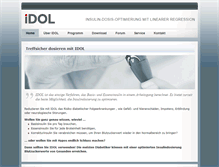Tablet Screenshot of insulin-dosierung.de